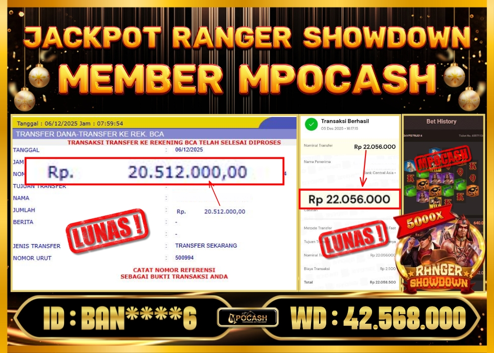 MPOCASH JACKPOT RANGER SHOWDOWN